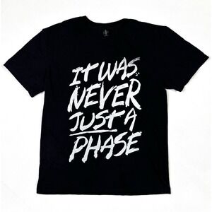 It Was Never Just A Phase T-Shirt Adult Medium Warped Band Blink 182 Katy Perry